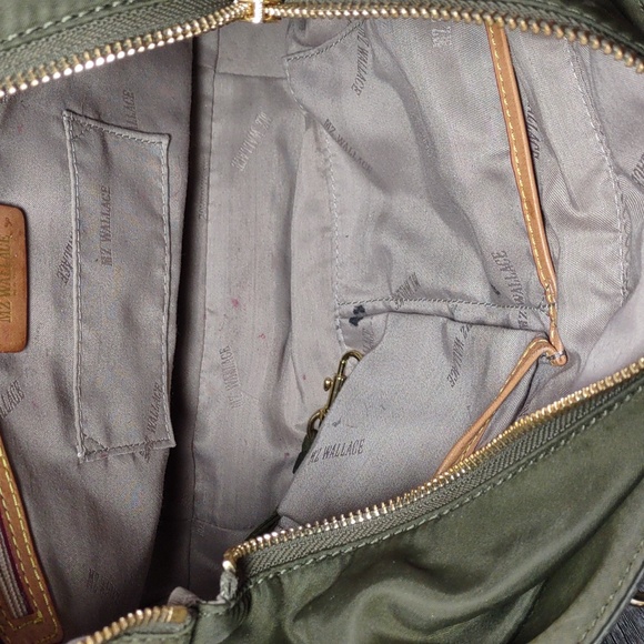 M Z Wallace Nylon/Leather "Zip" Satchel Bag - Picture 12 of 14